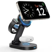 Ładowarki do telefonów - iDsonix Bezprzewodowa ładowarka do iPhone Magsafe stacja ładująca - miniaturka - grafika 1