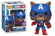 Figurki kolekcjonerskie - Figurka Marvel POP! Capwolf Exclusive SE - miniaturka - grafika 1