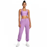 Spodnie sportowe damskie - Damskie spodnie dresowe Under Armour UA Rival Terry Jogger - fioletowe - UNDER ARMOUR - miniaturka - grafika 1
