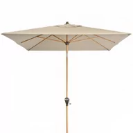 Parasole ogrodowe - ALU WOOD 210 x 140 cm - automatyczny parasol uchylny z ochroną ULTRA UV 820 - miniaturka - grafika 1