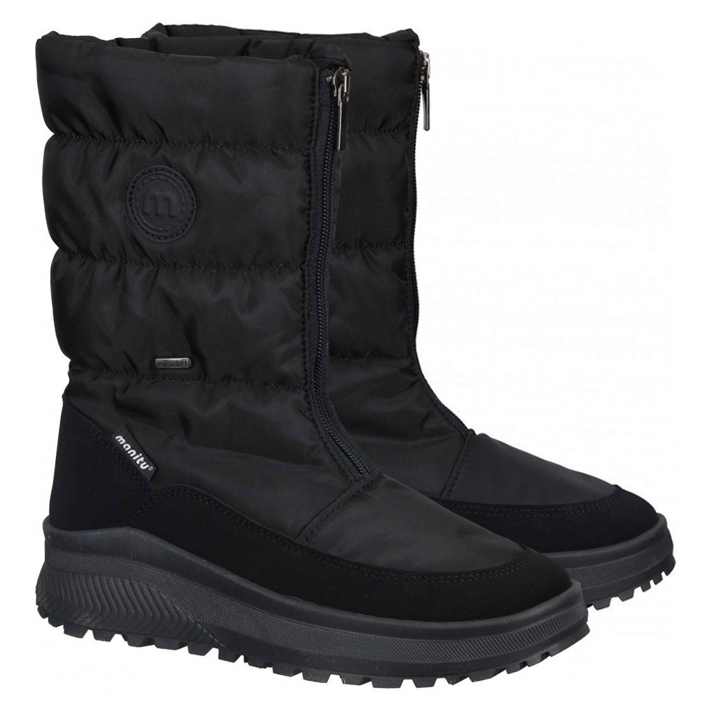 Śniegowce damskie wodoodporne Manitu 990373-01 SCHWARZ R.38
