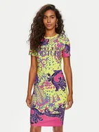 Sukienki - Versace Jeans Couture Sukienka codzienna 76HAO9P9 Żółty Regular Fit - miniaturka - grafika 1