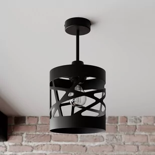 Sigma Plafon MODUŁ FREZ czarny z ażurowym kloszem 31213 - Lampy sufitowe - miniaturka - grafika 3