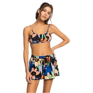 Spodenki damskie - Damskie Spodenki ROXY SALTY TAN SHORT J CVUP ERJX603347-KVJ6 – Wielokolorowy - miniaturka - grafika 1