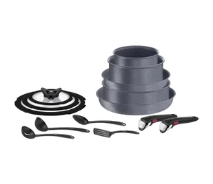 Tefal - Zestaw naczyń kuchennych 14 szt INGENIO NATURAL FORCE - Zestawy garnków i patelni - miniaturka - grafika 1