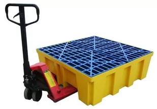 Arengo Paleta wanna wychwytowa, wysokoprofilowa, składowanie 4 beczki 200L lub pojemnik IBC/KTC, 510l (wymiary: 1320x1320x430 mm) 09880955 - 3 szt. rabat 10% - Skrzynki i torby narzędziowe - miniaturka - grafika 4