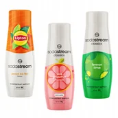 Syropy i koncentraty owocowe - Zestaw 3 koncentratów Sodastream Ice Tea Peach + Grapefruit + LemonLime - miniaturka - grafika 1