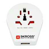 Kostki, złączki, wtyczki - Adapter podróżny SKROSS 1.500266 (Świat - Polska) | DARMOWY TRANSPORT! - miniaturka - grafika 1