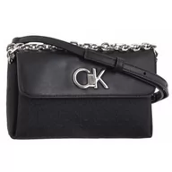 Torebki damskie - Torebka Kopertówka Re-Lock Mini Crossbody Bag_JCQ Black Jacquard Mono K60K611989 0GK (CK478-b) Calvin Klein - miniaturka - grafika 1