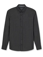 Koszule męskie - OLYMP Koszula "Casual" - Regular fit - w kolorze czarnym - miniaturka - grafika 1