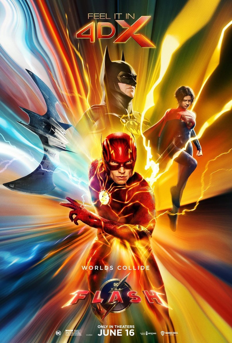 PODKŁADKA POD MYSZ Z Nadrukiem 22x18 cm Flash (2023) Film DC COMICS Prezent