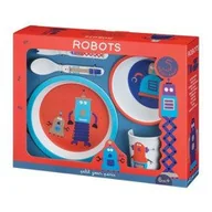 Zestawy naczyń dla dzieci - Zestaw Naczyń I Sztućców Dla Dziecka, 5 El., Roboty Maison Petit Jour - miniaturka - grafika 1