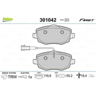 Klocki hamulcowe - VALEO Zestaw klocków hamulcowych, hamulce tarczowe 301042 - miniaturka - grafika 1