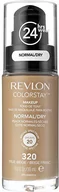 Podkłady do twarzy - Revlon Colorstay Cera Normalna/Sucha 320 True Beige 30ml - miniaturka - grafika 1