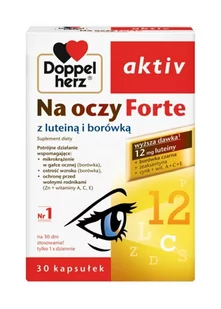 Queisser Pharma Doppelherz Aktiv Na Oczy Forte 30 szt. - Wzrok i słuch - miniaturka - grafika 1