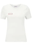 Koszulki i topy damskie - FILA Damska koszulka z tabliczką, jasna biel, L, Bright White, L - miniaturka - grafika 1