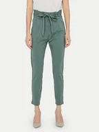 Spodnie damskie - Vero Moda Spodnie materiałowe Eva 10205932 Zielony Loose Fit - miniaturka - grafika 1