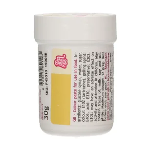 Pasta koloryzująca FunCakes Paste Yellow 30g - ŻÓŁTY - Dodatki do ciast w proszku - miniaturka - grafika 1