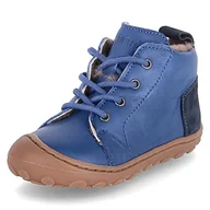 Buty dla dziewczynek - Bisgaard Unisex Roz pierwsze buty dziecięce, niebieski - niebieski - 25 EU - miniaturka - grafika 1