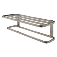 Półki łazienkowe - GROHE 41066AL0 Selection Półka z wieszakiem na ręczniki - miniaturka - grafika 1