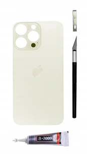 OEM Panel tylny złoty do iPhone 14 Pro Max Big Hole szkło klapka baterii - Części serwisowe do telefonów - miniaturka - grafika 1