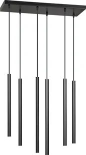 Lampa wisząca Orno HARMONI lampa wisząca, moc max.6x20W, G9, czarna - Lampy sufitowe - miniaturka - grafika 1