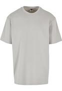 Koszulki męskie - Urban Classics Męski T-shirt Triangle Tee, krótki rękaw, top dla mężczyzn, dostępny w 2 kolorach, rozmiary S - 5XL, Lightassphalt, 5XL - miniaturka - grafika 1