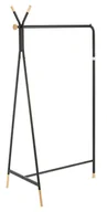 Wieszaki i stojaki - Minimalistyczny Stojący Czarny Wieszak Na Ubrania K6-T23 - miniaturka - grafika 1