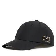 Czapki męskie - Czapka z daszkiem EA7 Emporio Armani 7X000055 AF13286 UC001 Czarny - miniaturka - grafika 1