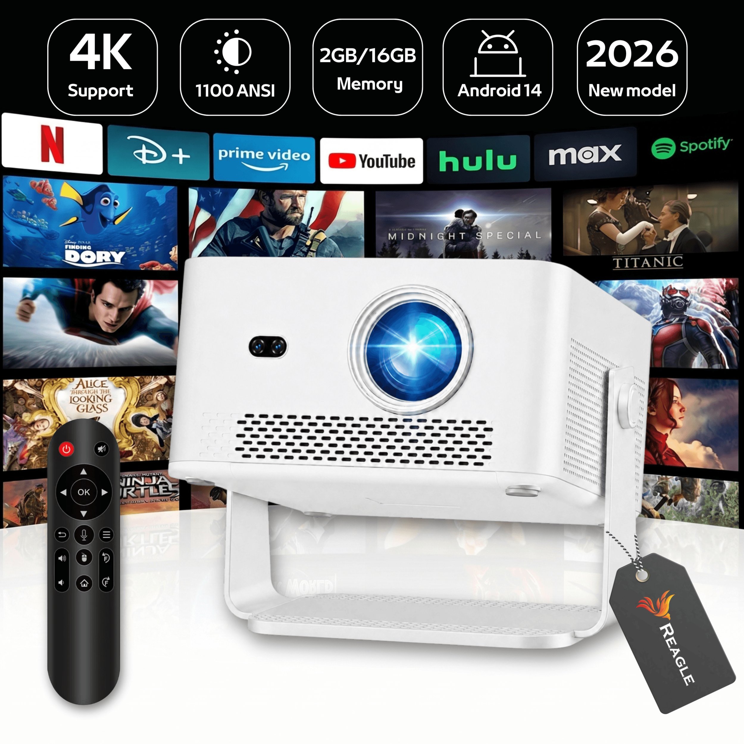 Reagle RZUTNIK LED 1100 ANSI 4K 140