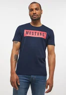 Koszulki męskie - T-Shirt Mustang Alex C Logo Tee 1013223 4085 Xxl - miniaturka - grafika 1