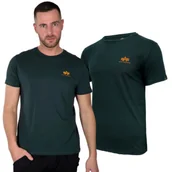 Odzież taktyczna i umundurowanie - Alpha Industries Small Logo Basic 188505 353 - Dark Petrol  3XL - miniaturka - grafika 1