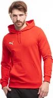 Bluzy męskie - Puma Bluza męska Puma Team Goal Casuals Hoody czerwona 658618 01 2XL - miniaturka - grafika 1