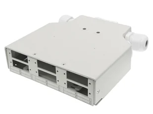 Przełącznica światłowodowa na szynę DIN 6xSC duplex z płytą czołową ALANTEC - ALANTEC - Kable - miniaturka - grafika 1
