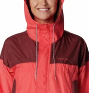 Kurtki damskie - Damska kurtka przejściowa Columbia Women's Flash Challenger Cropped Windbreaker - koralowa - COLUMBIA - miniaturka - grafika 1