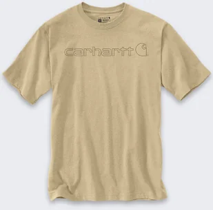 Koszulka Carhartt Dearborn Relaxed Logo Beach - Koszulki męskie - miniaturka - grafika 1