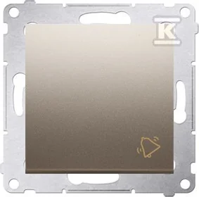 Kontakt KONTAKT_SIMON Przycisk zwierny dzwonek SIMON 54 Złoty DD1A.01/44 - Wyłączniki światła i elektryczne - miniaturka - grafika 1