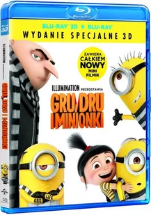 FILMOSTRADA Gru Dru i Minionki 3D Blu-Ray + Blu-Ray 3D - Filmy animowane Blu-Ray - miniaturka - grafika 1