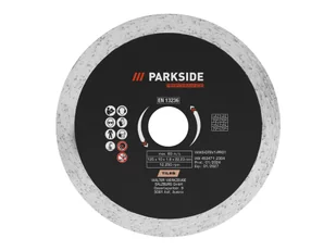 PARKSIDE PERFORMANCE® Metalowe tarcze do cięcia / do obróbki zgrubnej (Tarcza diamentowa z pełnym obrzeżem) - Szlifierki i polerki - miniaturka - grafika 1