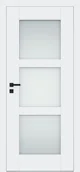 Drzwi wewnętrzne - Dre Drzwi Wewnętrzne Z Szybą Estra 4 Okleina Biała Mat - miniaturka - grafika 1
