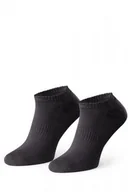 Skarpetki męskie - Steven Supima 157 003 grafitowe stopki - miniaturka - grafika 1