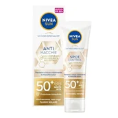 Kremy do twarzy - NIVEA SUN Krem do twarzy Luminous 630 FP50 40 ml - miniaturka - grafika 1