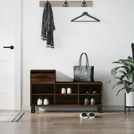 Wieszaki i stojaki - vidaXL Szafka na buty, brązowy dąb, 102x36x60 cm - miniaturka - grafika 1