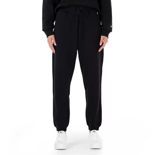 Spodnie Champion C Logo Ribbed Cuff Joggers 116611-KK001 - czarne - Spodnie sportowe damskie - miniaturka - grafika 1