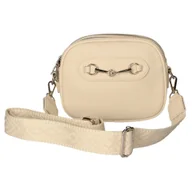 Torebki damskie - Torebka damska listonoszka elegancka ecru - miniaturka - grafika 1