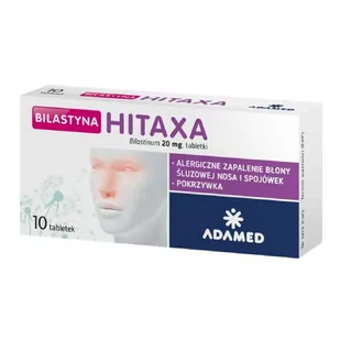 Bilastyna Hitaxa 20 mg, 10tabl. - Leki na alergię - miniaturka - grafika 1