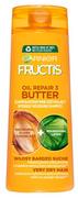 Garnier Szampon do włosów bardzo suchych i zniszczonych - Fructis Oil Repair 3 Butter Shampoo