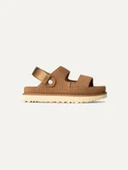 Sandały damskie - UGG Skórzane sandały "Golden Glide" w kolorze jasnobrązowym - miniaturka - grafika 1