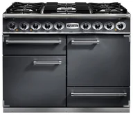 Kuchenki gazowo-elektryczne - Kuchnia gazowo-elektryczna FALCON Deluxe 110 Szary szczotkowany nikiel - miniaturka - grafika 1