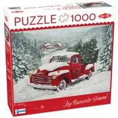 Puzzle - Puzzle, Christmas Tree Truck 1000 el. - miniaturka - grafika 1